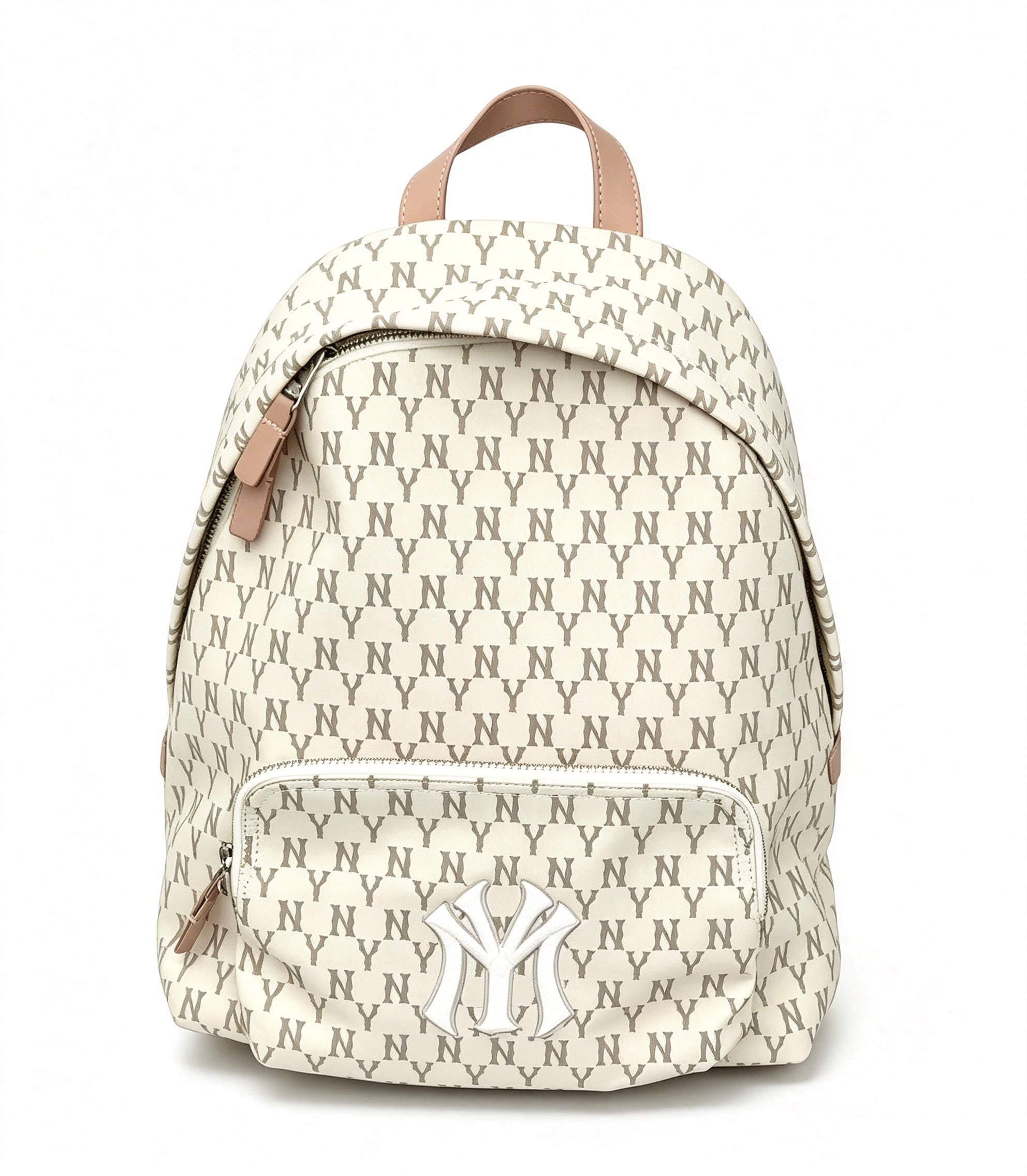 Monogram Pattern Unisex Backpack, Large Capacity 15.6 Inch Laptop Daypack, Fashion Street Style Rucksack for School Travel Commute