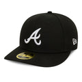 Atlanta Braves MLB Black Low Profile 59FIFTY Fitted Cap