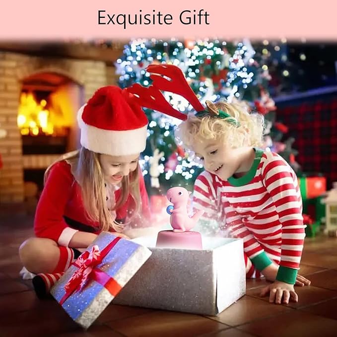 Timers, Classroom Timer for Kids, Kitchen Timer for Cooking, Desk Time Tracker, Small Mechanical Timer for Study, Workout, Shower, Baking Countdown (Pink Dinosaur)